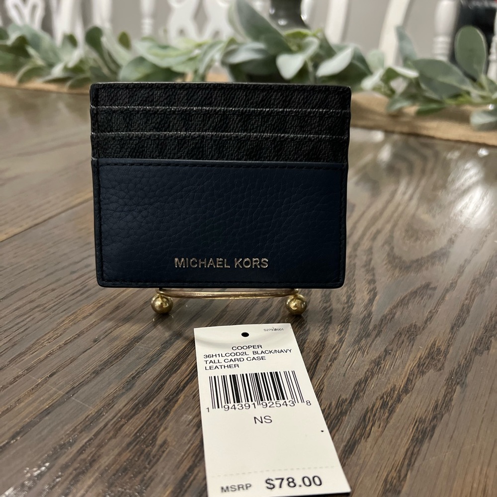 Michael Kors NEW leather card holder